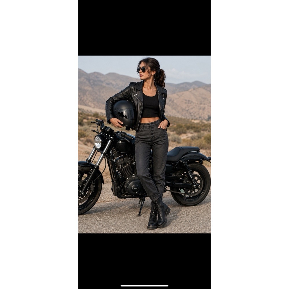 NBT‎ Clothing THE BIA High Waist Button Fly Skinny sz 2 Tensile Tough Motorcycle
